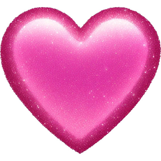 pink sparkly heart emoji