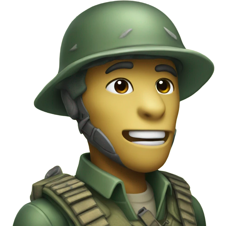 Dinosaur soldier emoji