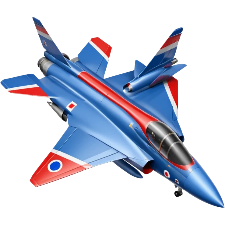 the french mirage fighter jet with the french flag behind it emoji