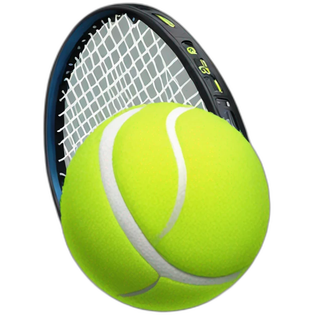 new year tennis ball emoji
