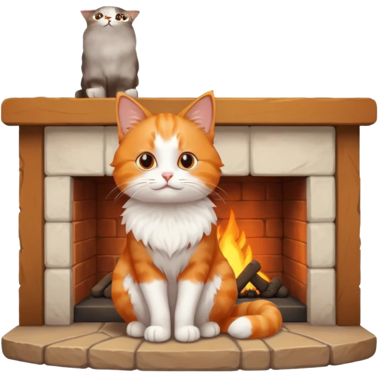 Hearth cat emoji