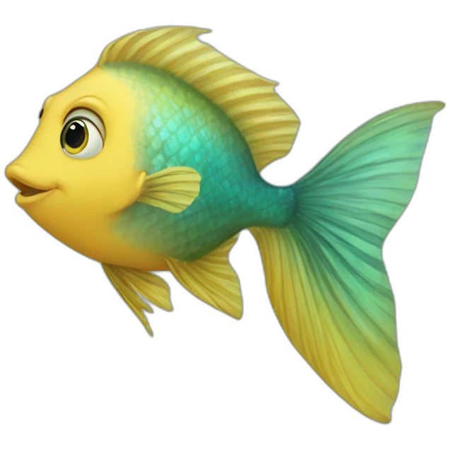 flounder-fish-litle-mermaid emoji
