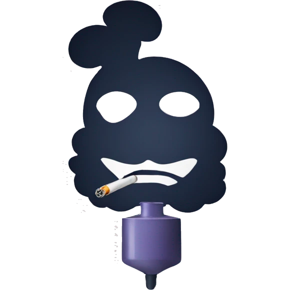 Vaping symbol emoji