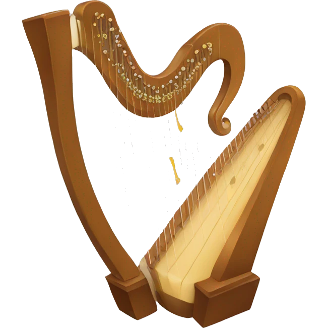 modern harp emoji