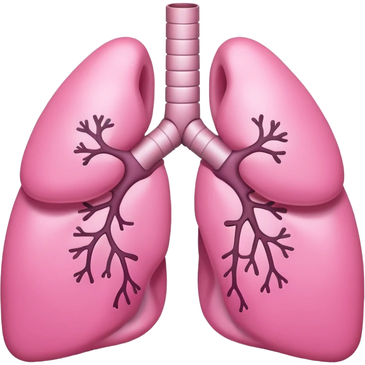 oversimplified cute lungs emoji