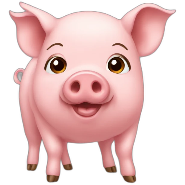 pig-with-brown-curls emoji