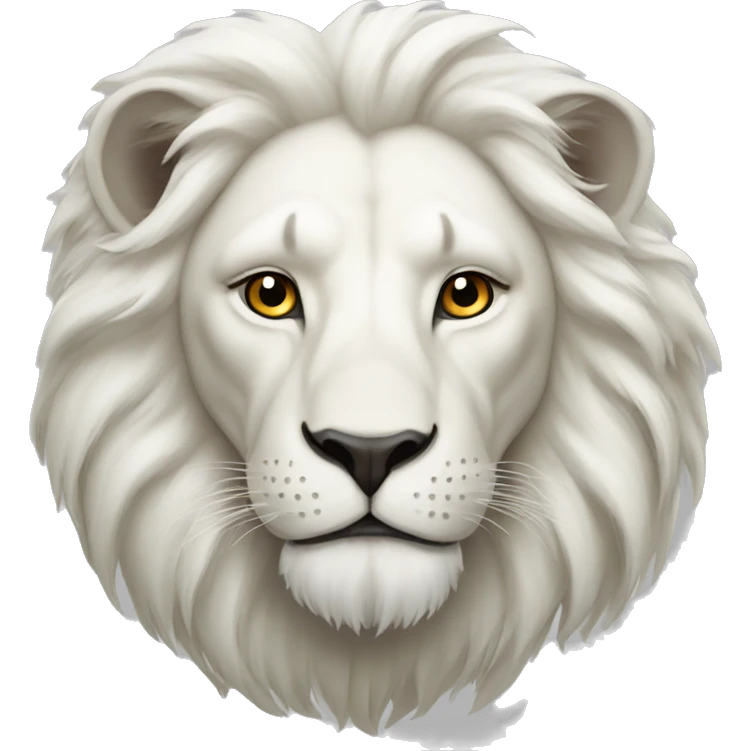 White lion emoji