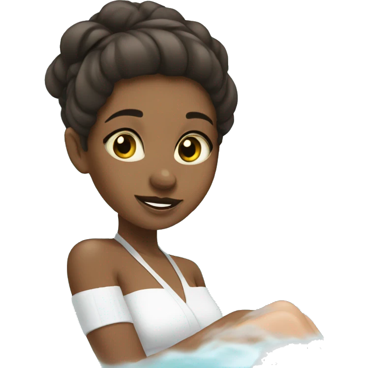Girl spa day emoji