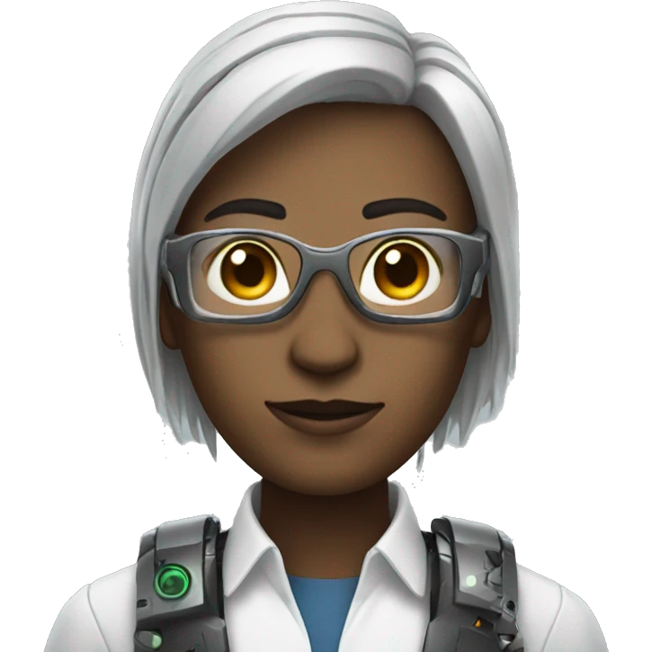 ai employee look like a cyborg emoji