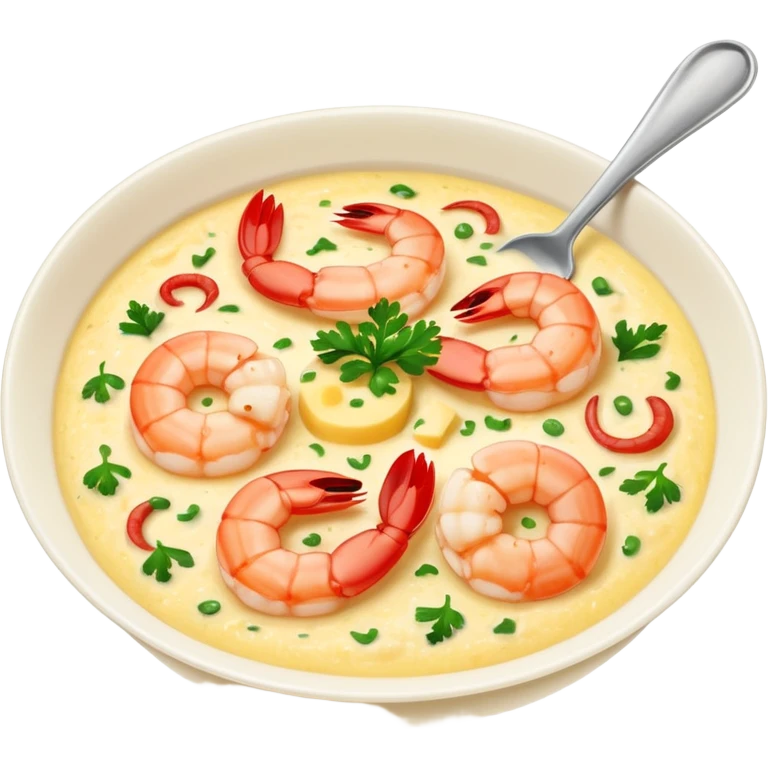 Shrimp and grits Brunch emoji