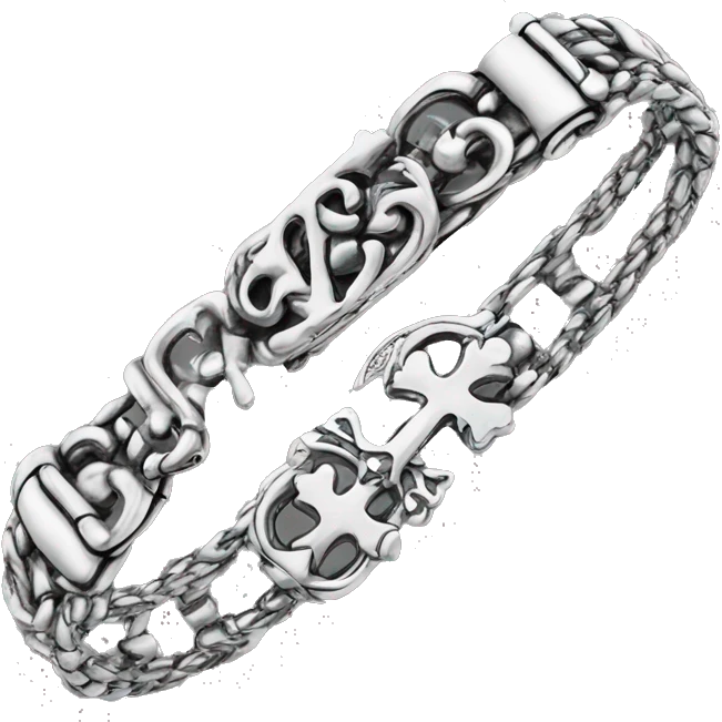 Chrome hearts bracelet emoji