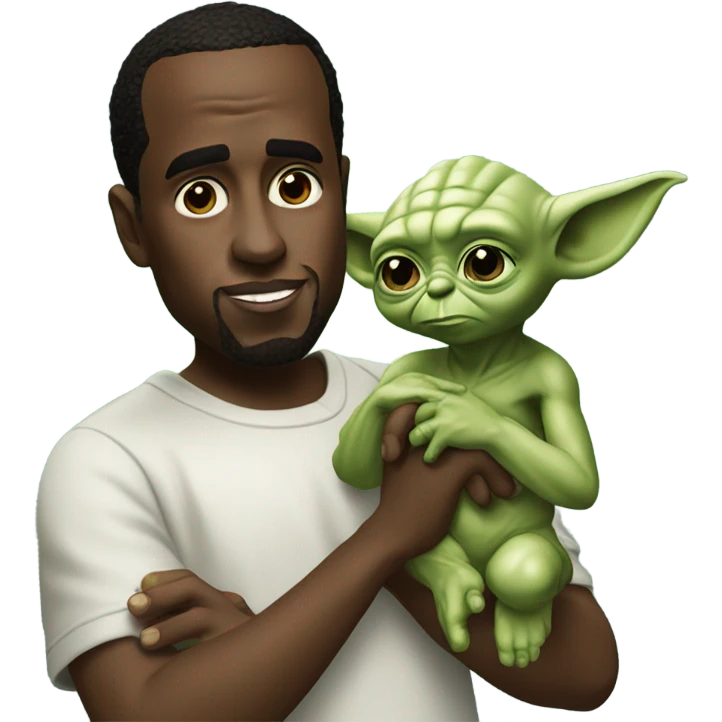 Make p diddy holding yoda emoji