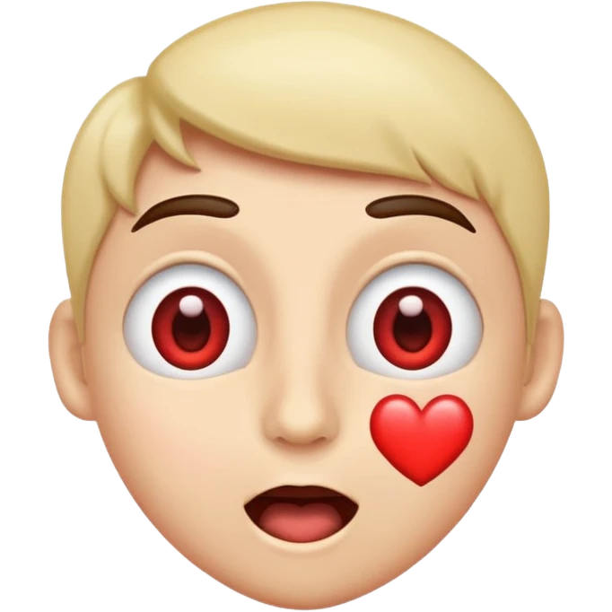 Lustful heart eyes emoji ,dramatically excited  emoji