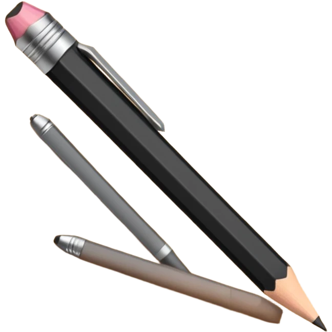 Black Pensil with text ALPINA  emoji