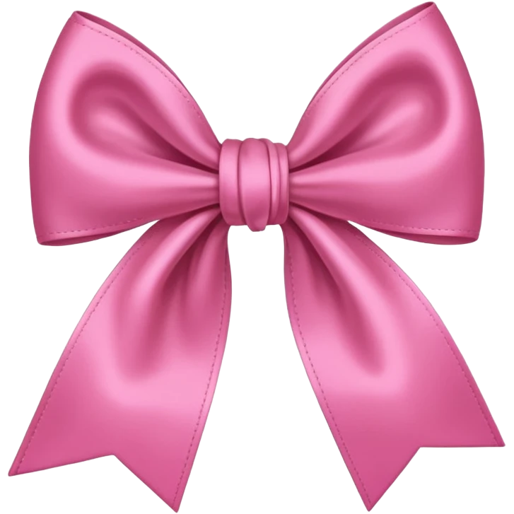 Pink bow emoji