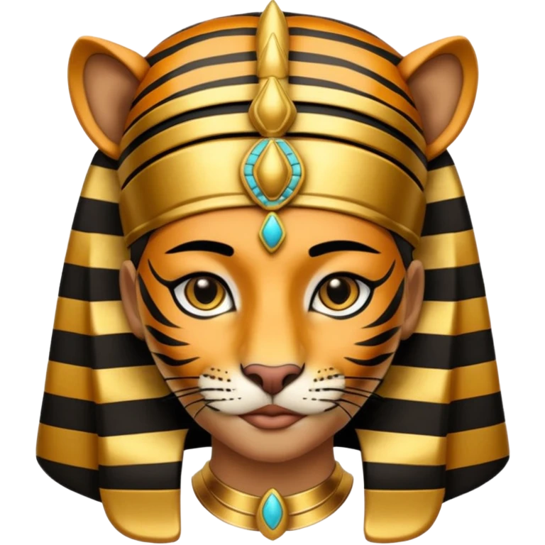 a Protector egypt tiger  emoji