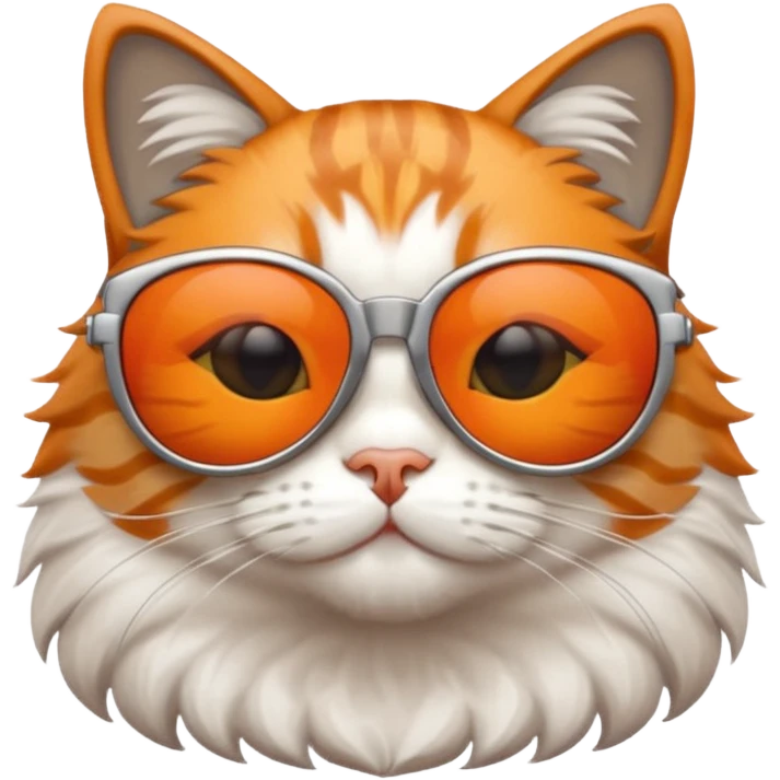 Cat wearing sunglasses emoji