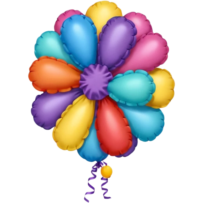 Scrunchie balloon style  emoji
