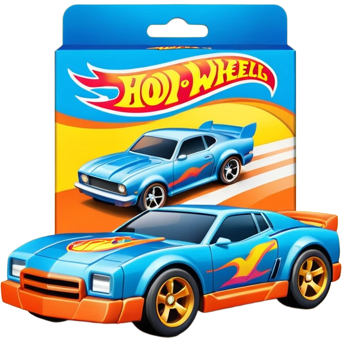 Упаковка от HotWheels emoji