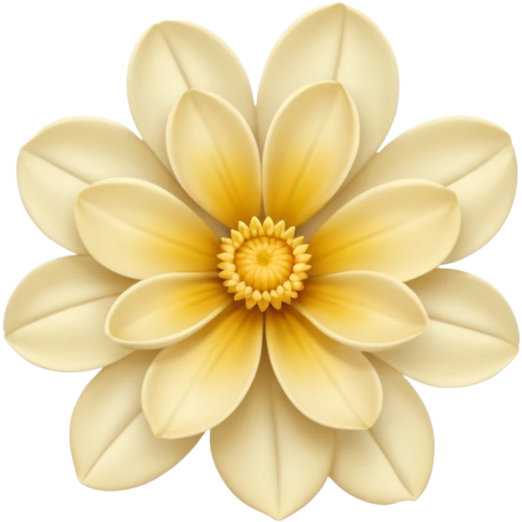 Creamy color flower aesthetic  emoji