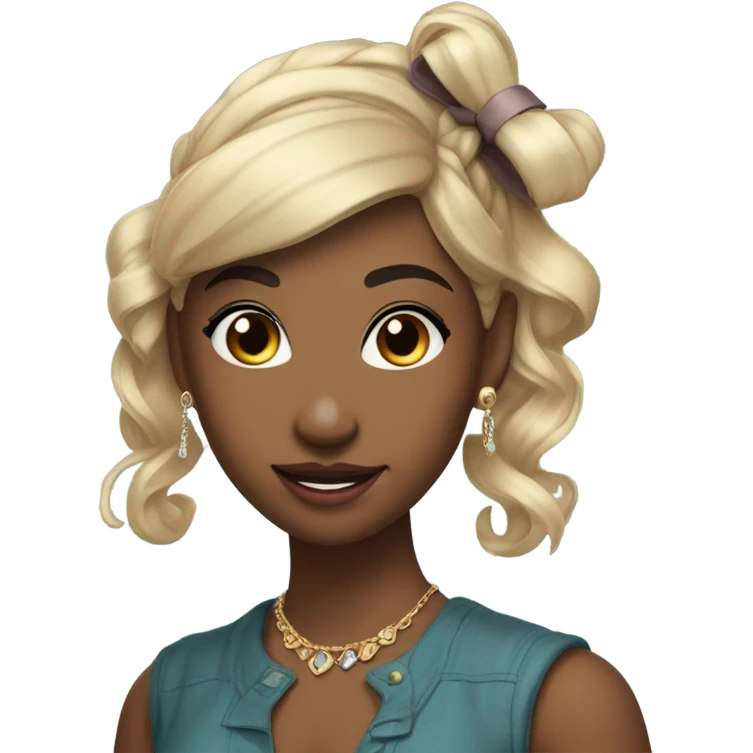 coquette girl emoji