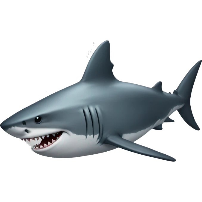 Shark with tophat emoji