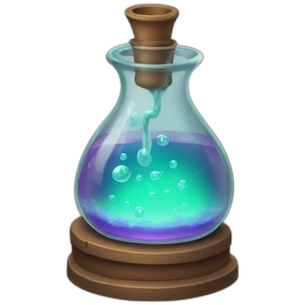 magic potion on computer emoji