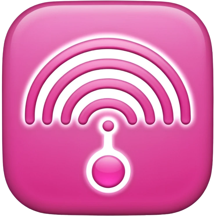pink wifi emoji