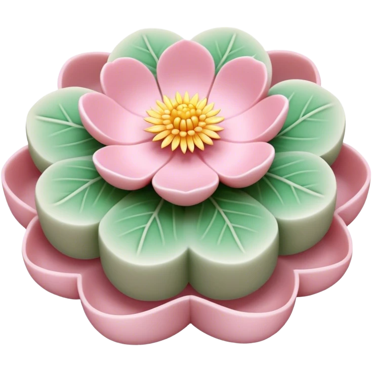 Flower wagashi  emoji
