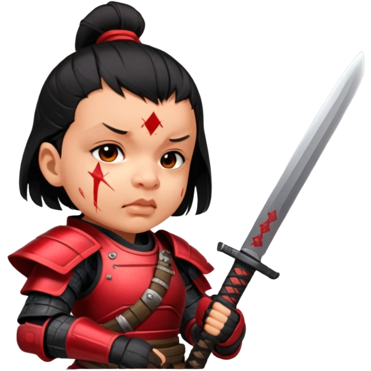 Battle-Ready Samurai emoji