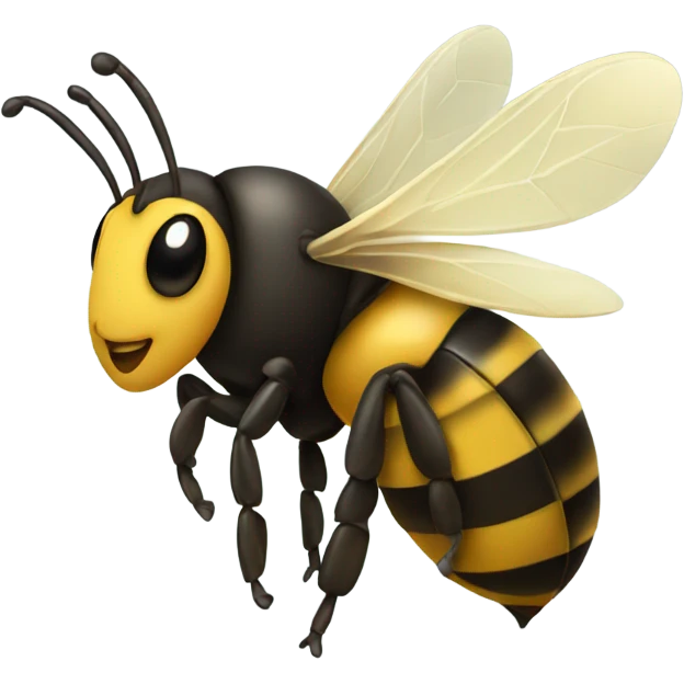 Bee that is female emoji