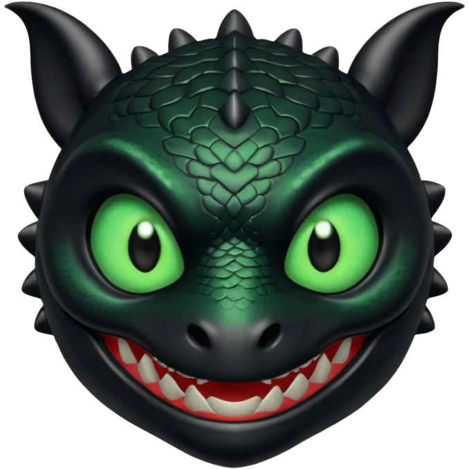 toothless wearing mask emoji