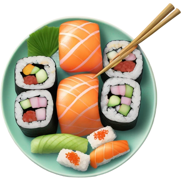 Don’t touch sushi emoji