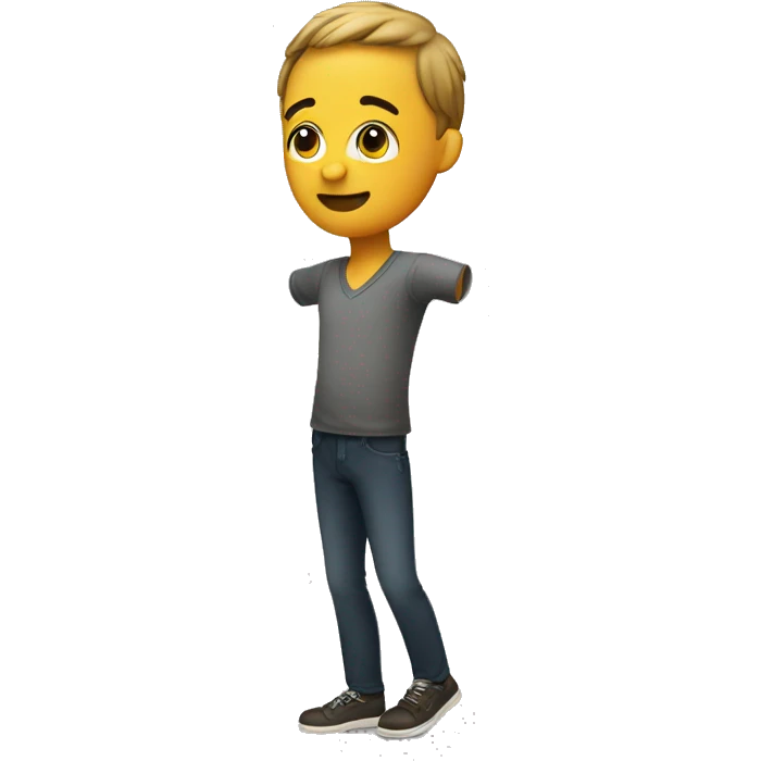 standing on one leg emoji