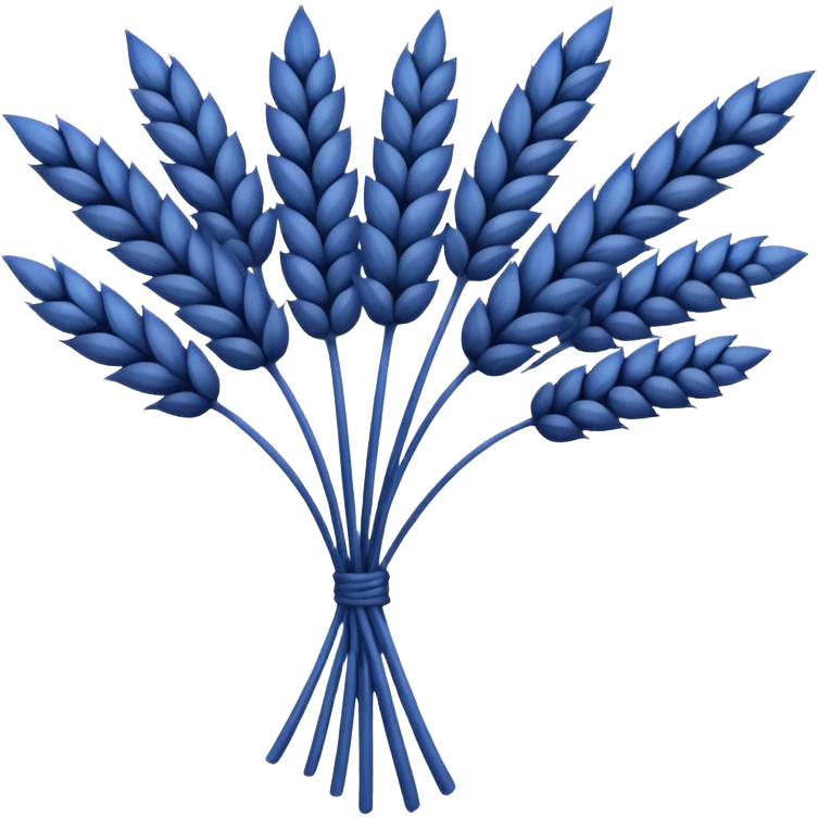 dark blue wheat kernels emoji