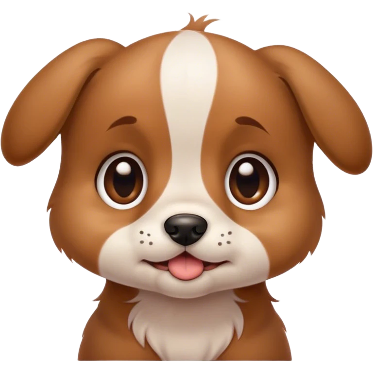 Puppy eyes begging emoji