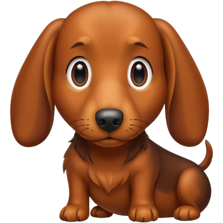 Teckel amoureux  emoji