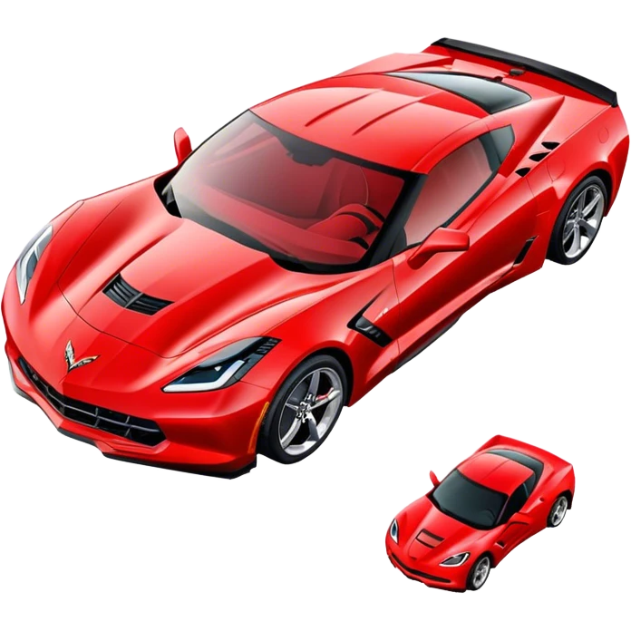 Chevrolet Corvette - Chevrolet (Model Year: 2022) (Iconic colour: Red) emoji
