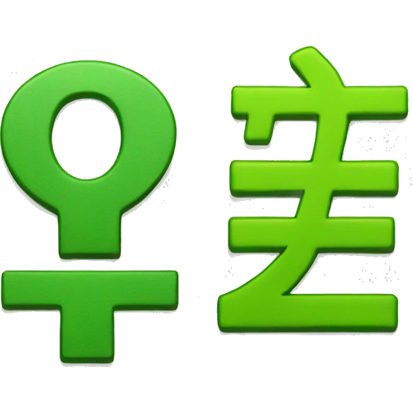 Yen sign and Dolla sign emoji