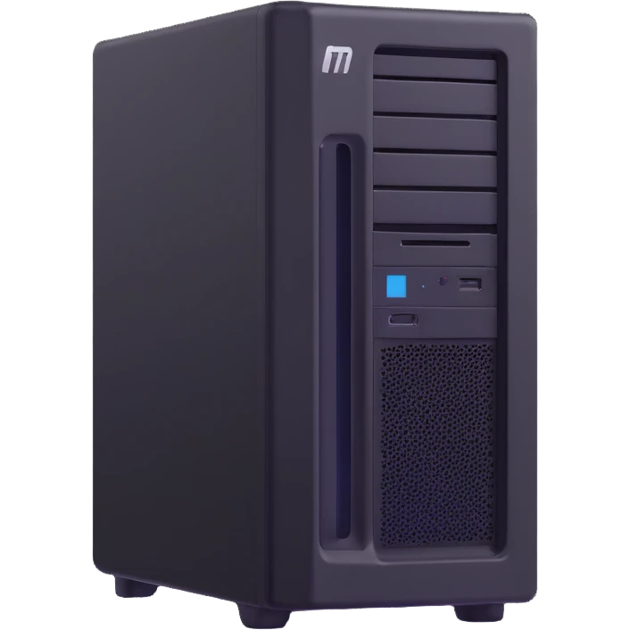 PC desktop computer server tower logo emoji