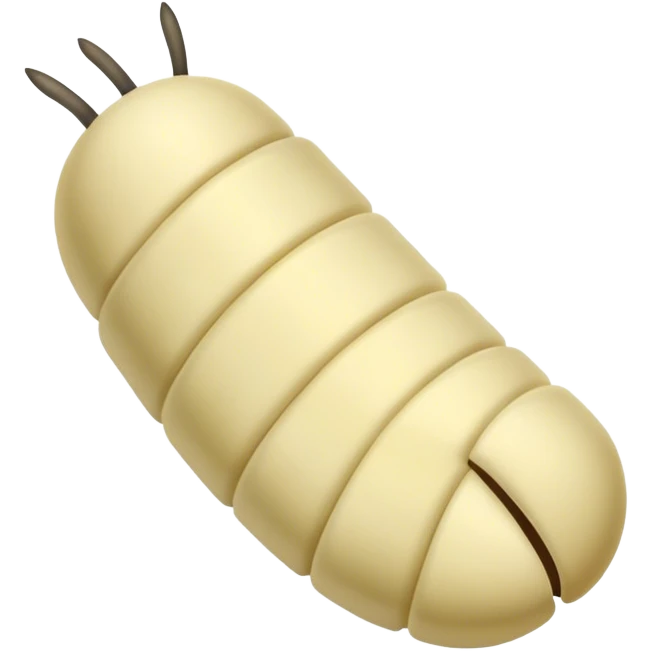 single straight maggot emoji