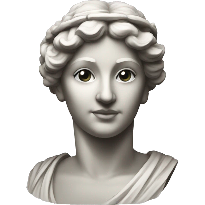 greek statue of a beautiful woman emoji