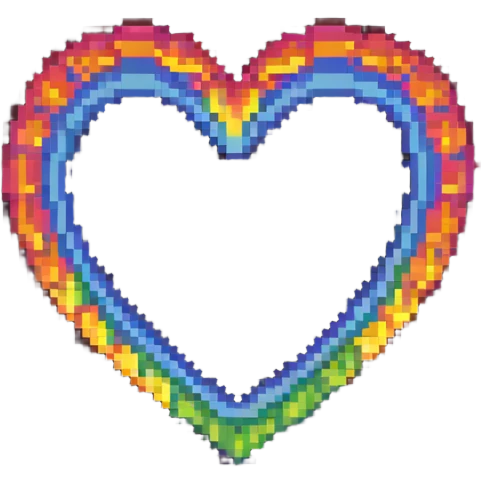 Rainbow heart emoji