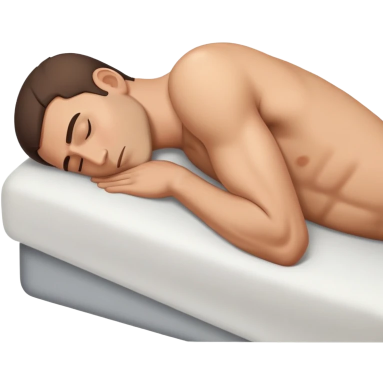 man laying face down emoji