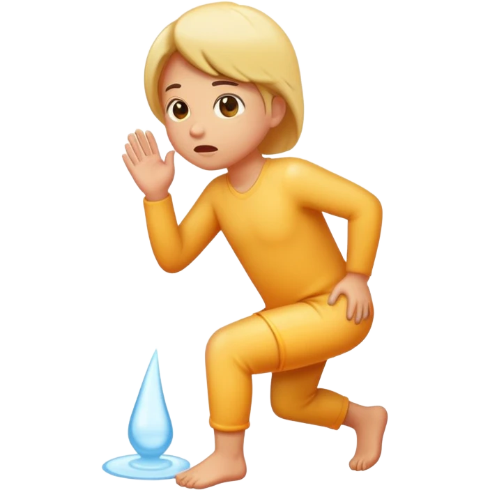 Peeing emoji