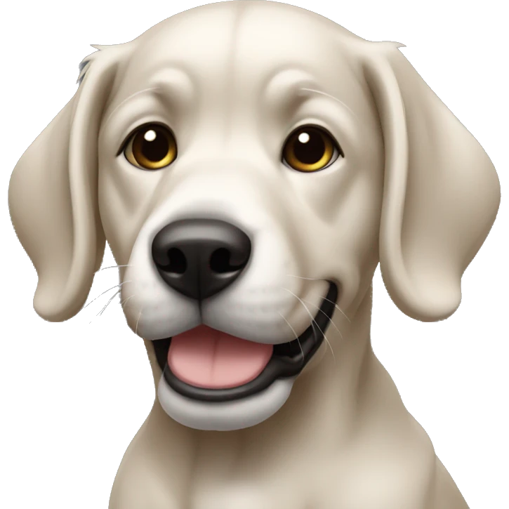 Cachorro preto  emoji
