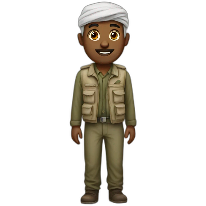 palestine men emoji