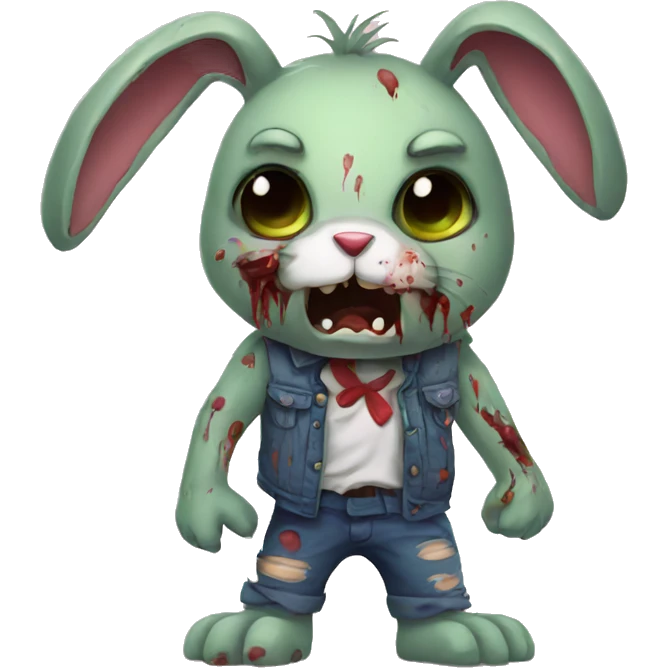 zombie bunny emoji