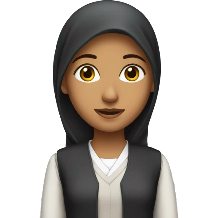 Arab-girl-school student emoji