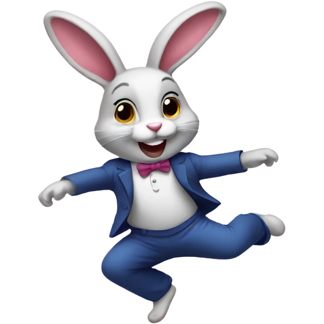 Dancing bunny emoji